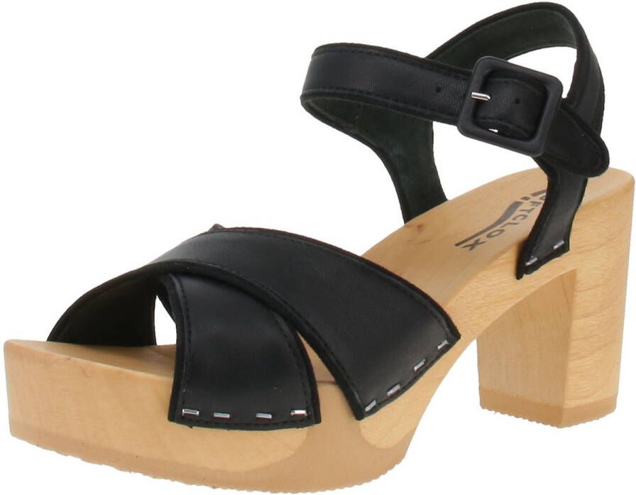 Softclox S3619 Ellis Nappa Damessandalen 09-Zwart