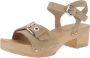 Softclox S3639 Pepita Cashmere Damessandaal 09-Taupe - Thumbnail 1
