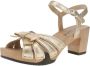 Softclox S3650 Rose Shiny Softnappa Damessandalen 03-Goud - Thumbnail 1