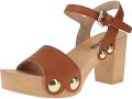 Softclox S3337 Eilyn Softnappa Damessandaal 08-Cognac - Bruin