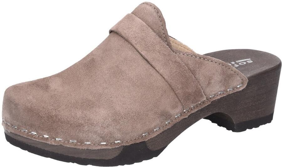 Softclox S3345-75 dames veterschoenen bruin