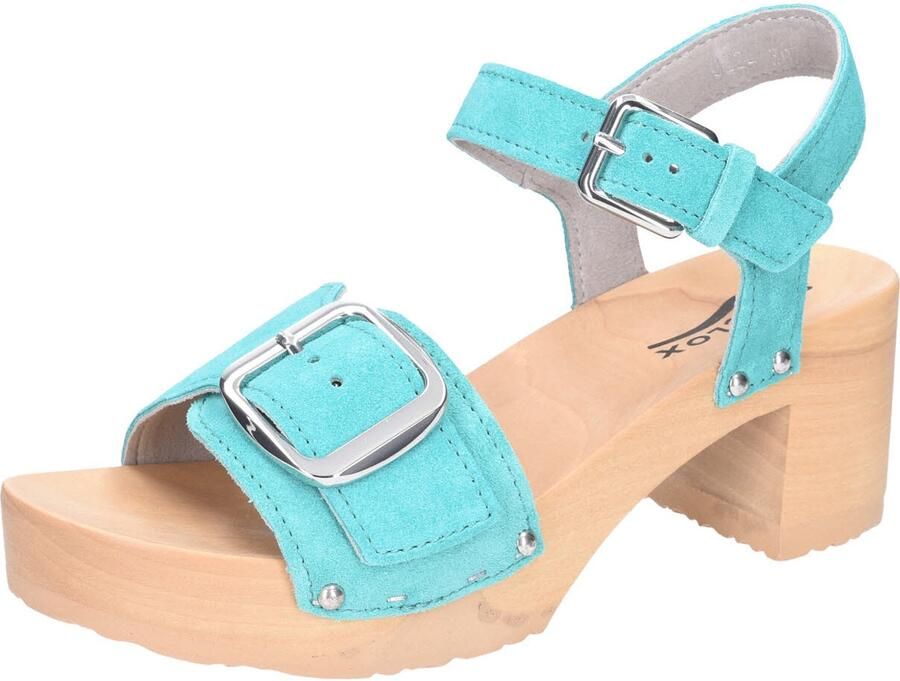 Softclox S3620 TÜRKIS dames veterschoenen turquoise
