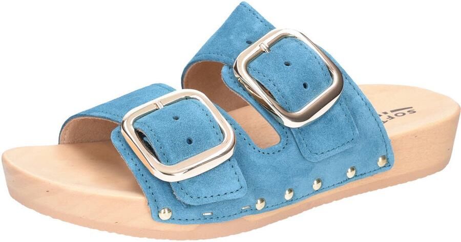 Softclox S3630 PACIFICGREEN dames veterschoenen groen