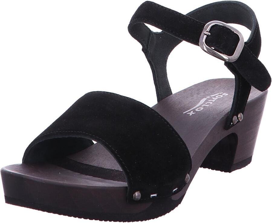 Softclox S365605 dames sandalen zwart