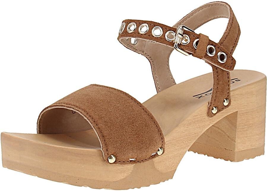 Softclox S3665 Helmina Cashmere Damessandaal 01-Whiskey