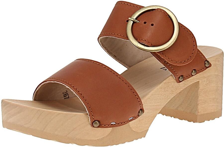 Softclox S3670 Hedi Softnappa Dames pantoffel 01-Cognac