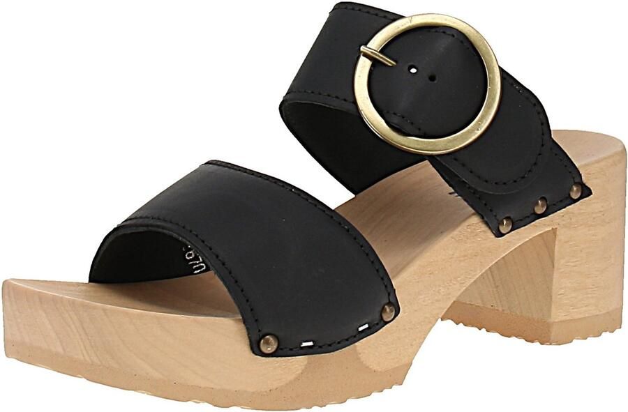 Softclox S3670 Hedi Softnappa Dames pantoffel 03-Zwart