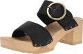 Softclox S3670 Hedi Softnappa Dames pantoffel 03-Zwart - Zwart