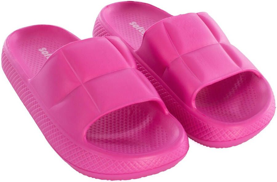Softee Bubble Gum Slippers Roze Vrouw