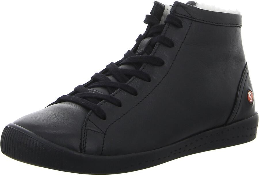 Softinos Hoge Sneakers Ibbi Black Wollfutter
