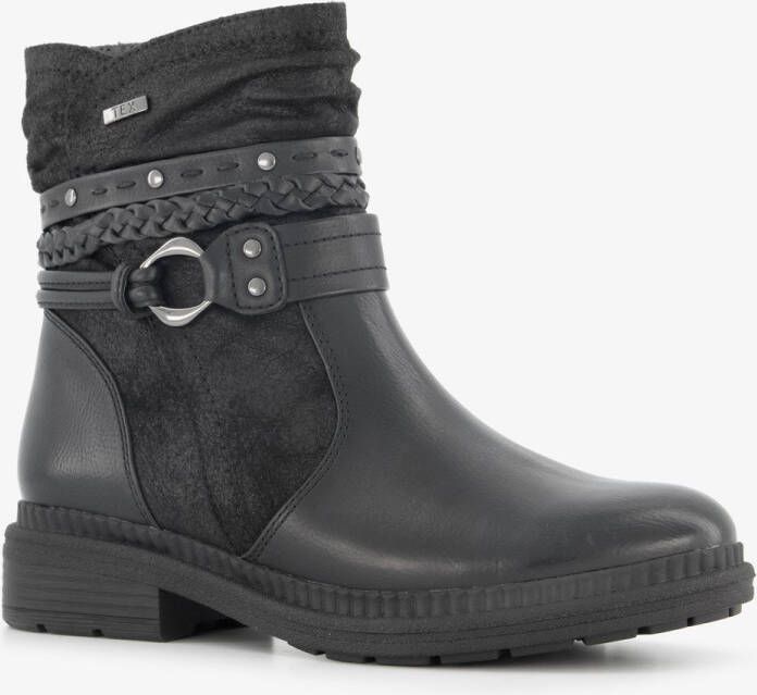 Softline dames boots zwart Uitneembare zool