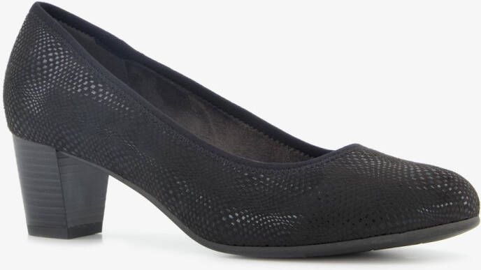 Softline dames pumps met H leest zwart