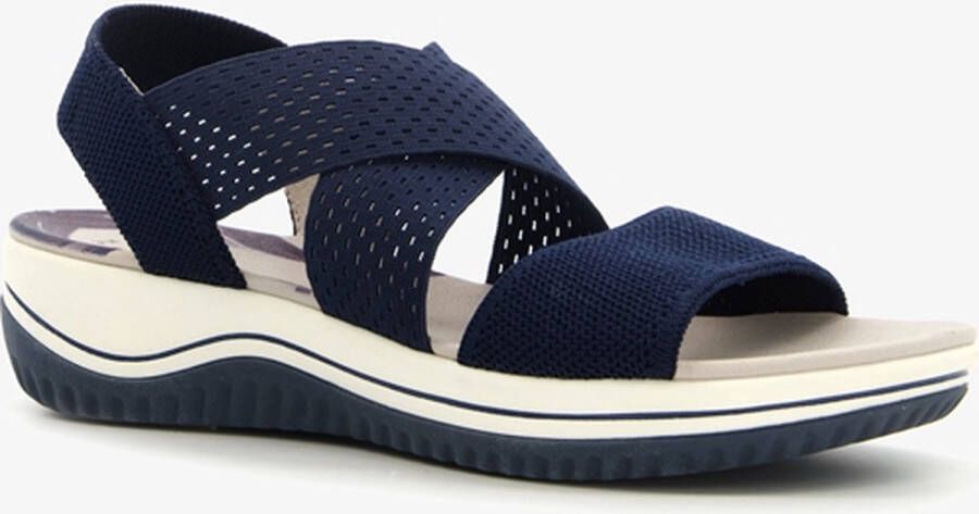 Softline dames sandalen met elastische bandjes Blauw