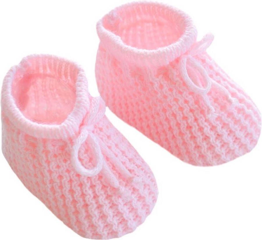 Softtouch Soft Touch Babyslofjes New Born 0-3 Maanden Meisjes Roze