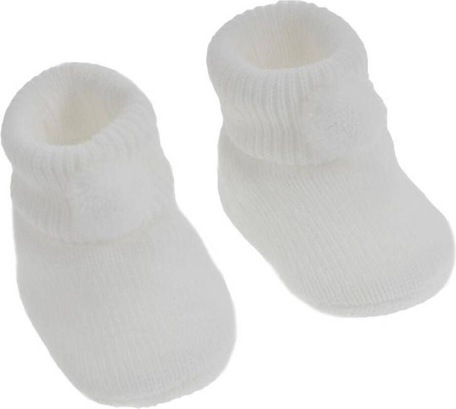 Softtouch Soft Touch Babyslofjes Pompom 0-3 Maanden Junior Wit