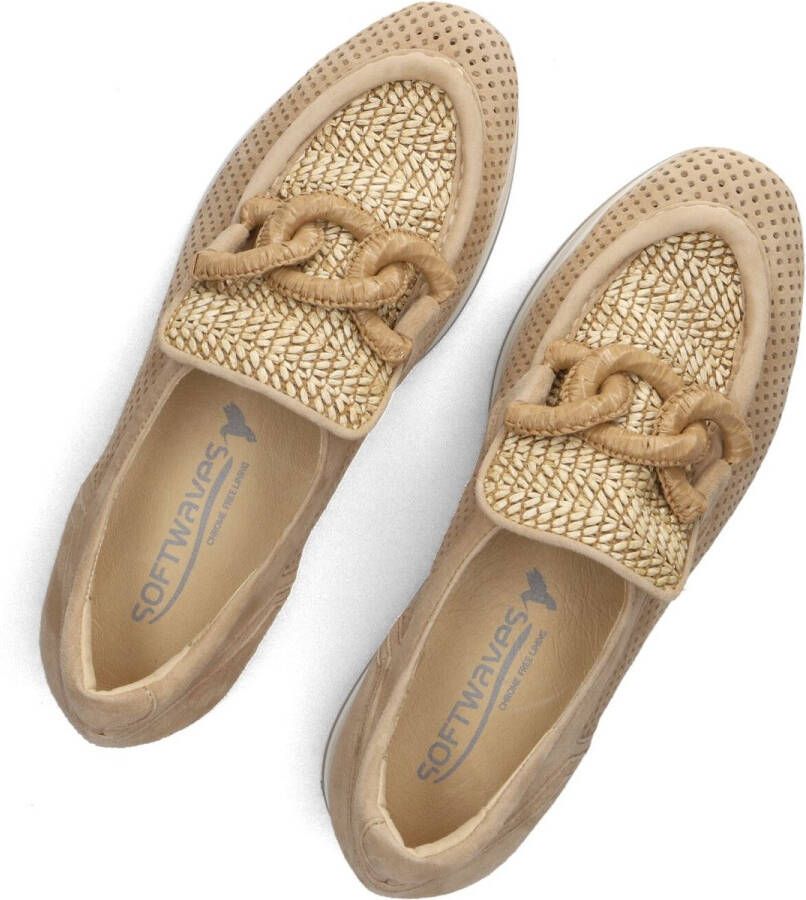 SOFTWAVES Instappers Dames 7.78.90 Maat: 38 Materiaal: Suède Kleur: Camel - Foto 2