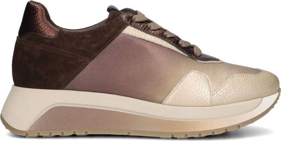 SOFTWAVES Lage Sneakers Dames 8.94.01 Maat: 36 Materiaal: Suède Kleur: Bruin