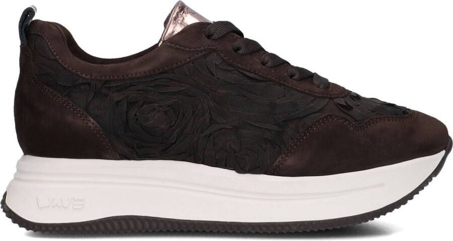SOFTWAVES Lage Sneakers Dames 9.13.15 Maat: 38 Materiaal: Suède Kleur: Zwart
