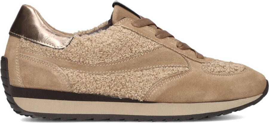 SOFTWAVES Lage Sneakers Dames 9.32.08 Maat: 37 Materiaal: Suède Kleur: Beige