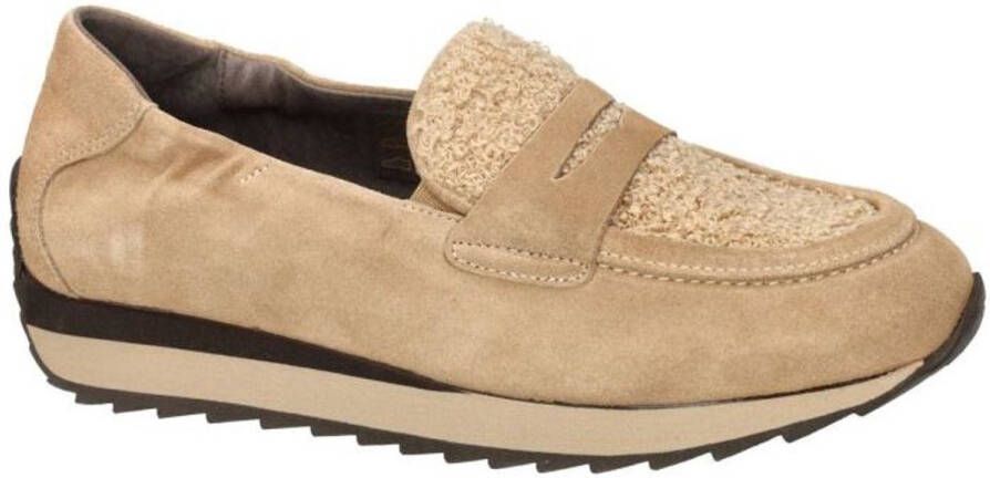 Softwaves -Dames beige ballerina's & mocassins
