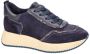 Softwaves -Dames blauw donker sneakers - Thumbnail 1