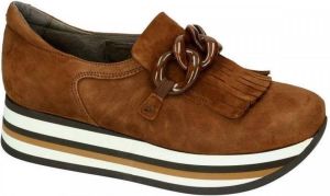 Softwaves -Dames bruin ballerina's & mocassins
