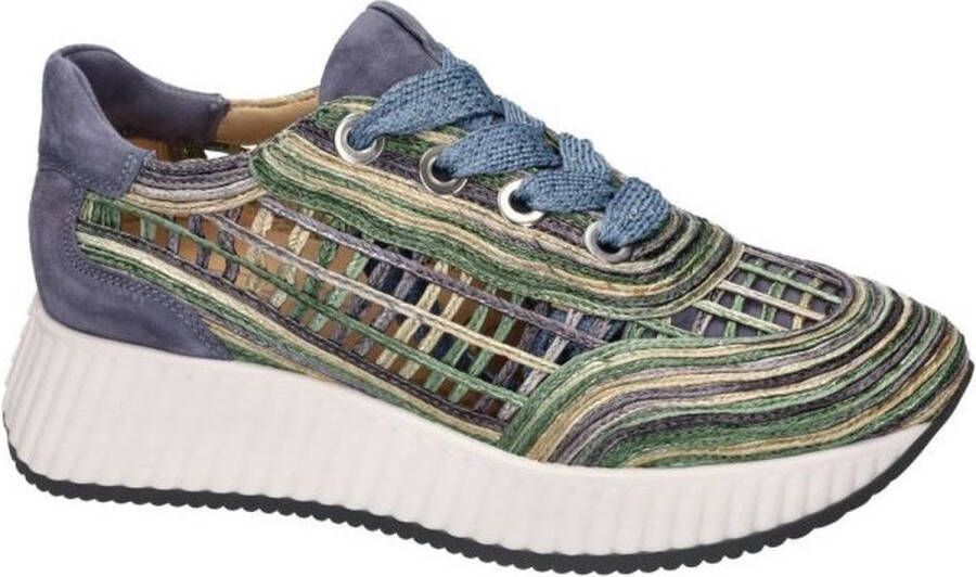 SOFTWAVES Lage Sneakers Dames 8.95.01 Maat: 42 Materiaal: Raffia