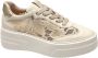 Softwaves -Dames crÈme sneakers - Thumbnail 1