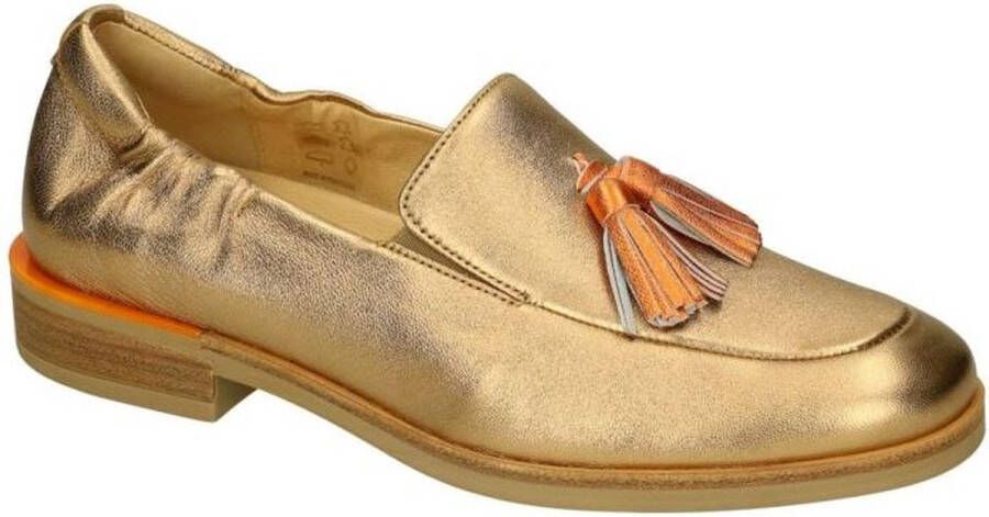 Softwaves -Dames goud ballerina's & mocassins