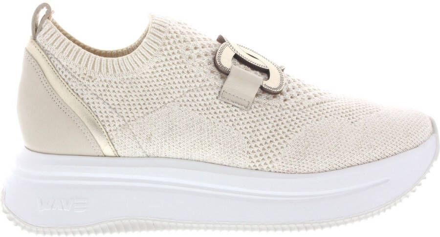 SOFTWAVES Sneakers Dames 9.13.03 Maat: 38 Materiaal: Textiel Kleur: Beige
