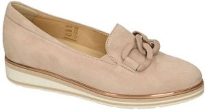 Softwaves -Dames nude oud-roze ballerina's & mocassins