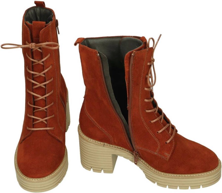 Softwaves -Dames roest (bruin-rood) laarzen - Foto 2