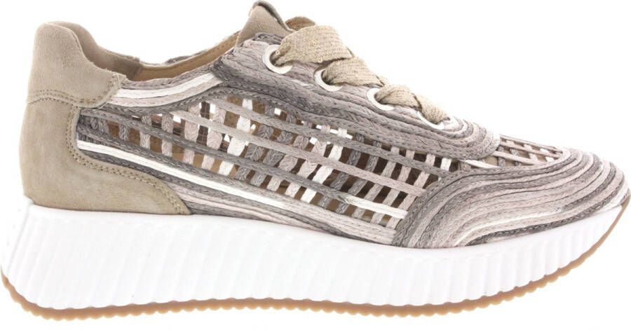 SOFTWAVES Lage Sneakers Dames Ariana Maat: 38 Materiaal: Suède Kleur: Beige