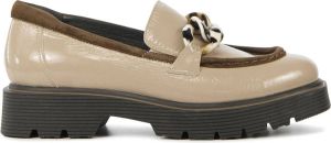 Softwaves Instappers Instapschoenen Schoenen Leer 8.84.11 Taupe