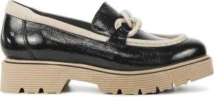 Softwaves Instappers Instapschoenen Schoenen Leer 8.84.11 Zwart combi