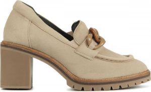 Softwaves Instappers Dames Instapschoenen Damesschoenen Suède 8.03.15 Beige