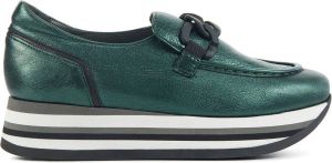 Softwaves Instappers Instapschoenen Schoenen Leer 77850 Groen