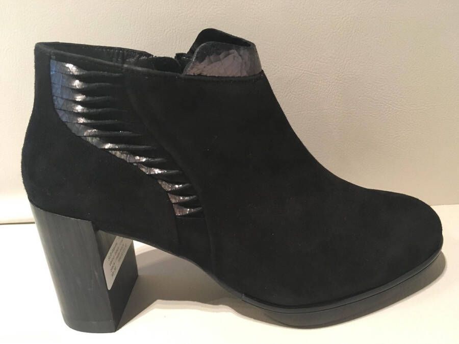 Softwaves nubuck enkellaarsjes