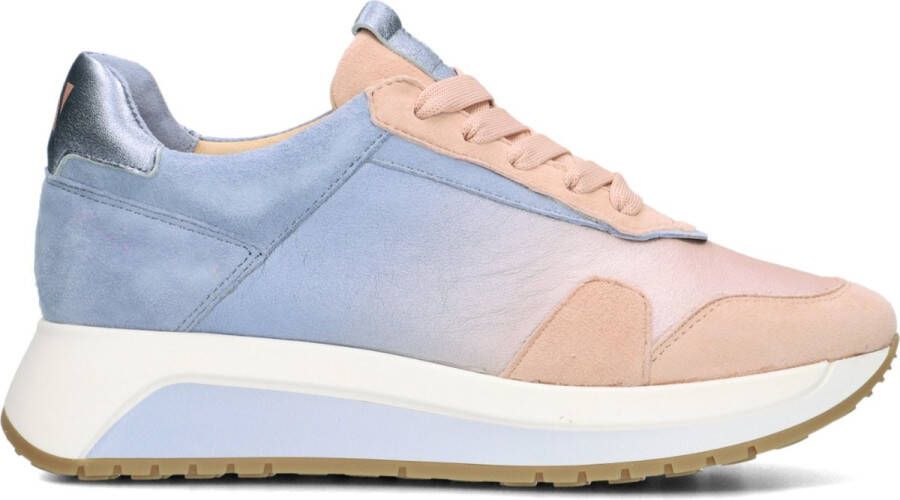 SOFTWAVES Lage Sneakers Dames 8.94.01 Maat: 39 Materiaal: Leer Kleur: Blauw