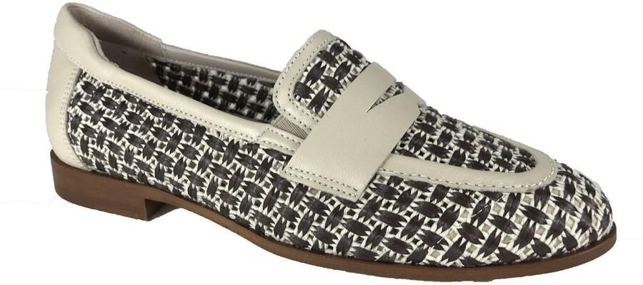 Softwaves 9.10.11 002 beige bruin mocassin voor steunzolen Bonne Shoe