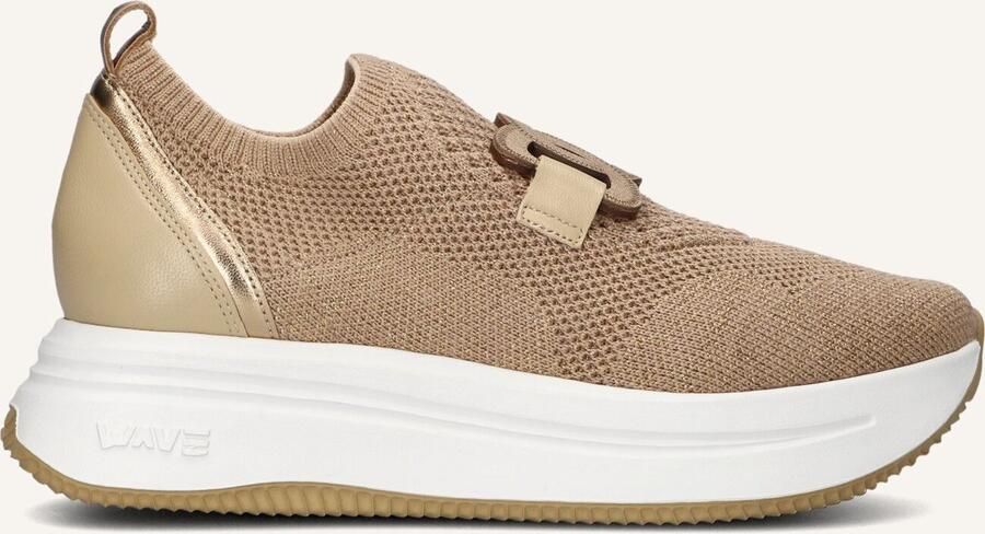 SOFTWAVES Sneakers Dames 9.13.03 Maat: 38 5 Materiaal: Textiel Kleur: Camel