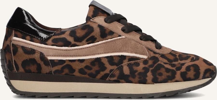 SOFTWAVES Lage Sneakers Dames 9.32.05 Maat: 37 Materiaal: Suède Kleur: Bruin