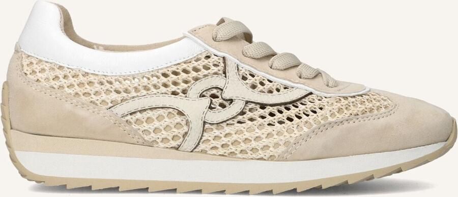 SOFTWAVES Lage Sneakers Dames 9.32.29 Maat: 40 Materiaal: Suède Kleur: Beige