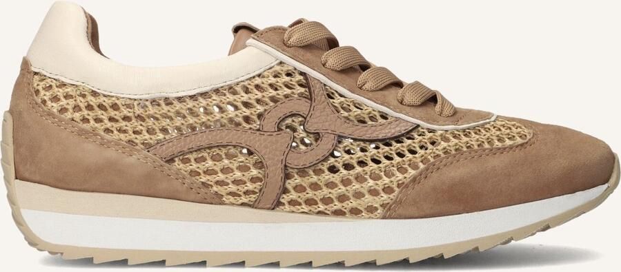 SOFTWAVES Lage Sneakers Dames 9.32.29 Maat: 41 Materiaal: Textiel Kleur: Beige