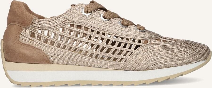 SOFTWAVES Lage Sneakers Dames 9.32.30 Maat: 39 Materiaal: Textiel Kleur: Goudkleurig