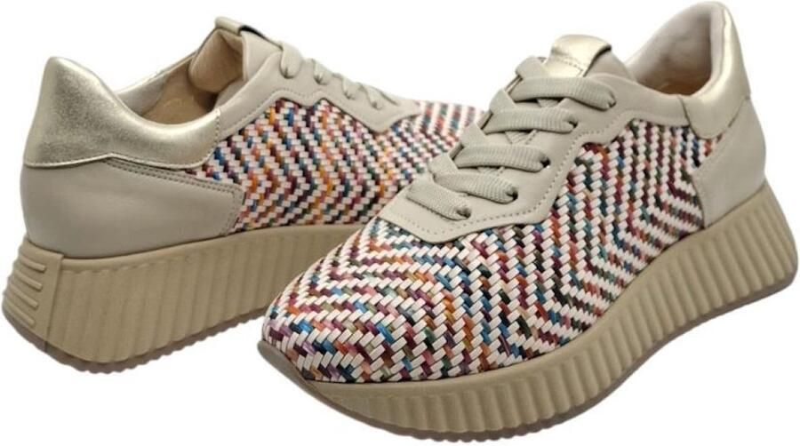 Softwaves Aurora Multi Coco Comfortabele dames sneaker