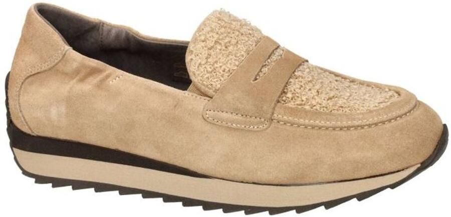Softwaves -Dames beige ballerina's & mocassins