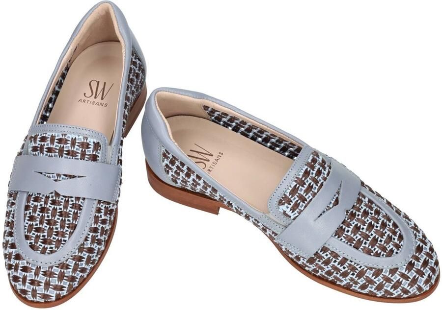 Softwaves 9.10.11 003 jeansblauwe mocassin voor steunzolen Bonne Shoe - Foto 2