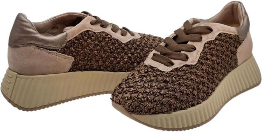 Softwaves Schoen in Tressée en Leder Naadloos Comfortmodel