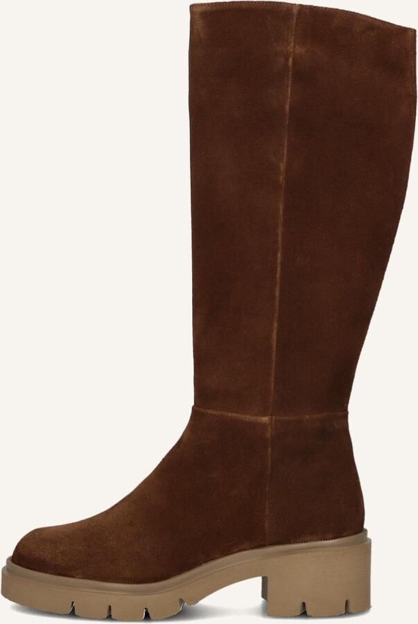 SOFTWAVES Hoge Laarzen Dames Vera 06 Maat: 39 Materiaal: Suède Kleur: Bruin - Foto 2